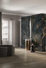 Lastra ONICE NERO ORO A LUCIOS 120X280 - imagine 2