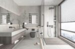 Gresie CONCRETE WHITE MATT 60X120,2 - imagine 2